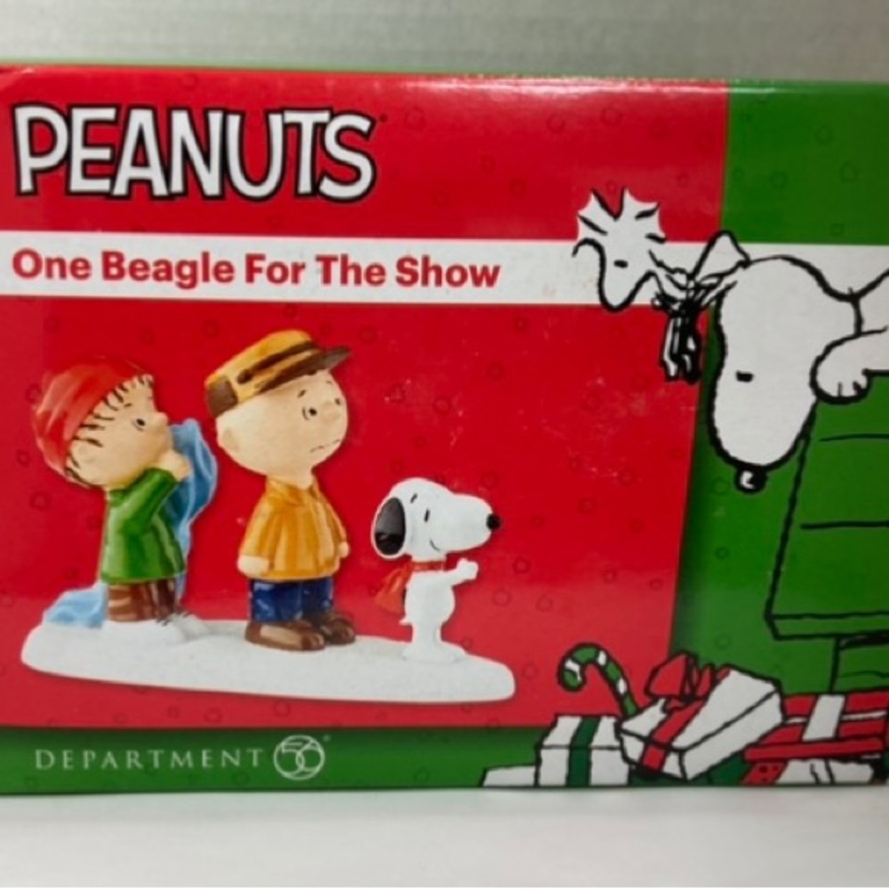 Dept 56 Peanuts “One Beagle for the Show”